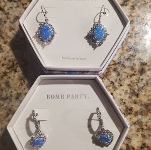 BP October Opal earrings bundle